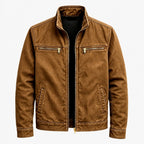 Bradley - Men's Stand Collar Zip-Up Fall Jacket with Pockets 2