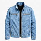 Bradley - Men's Stand Collar Zip-Up Fall Jacket with Pockets 4