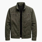 Bradley - Men's Stand Collar Zip-Up Fall Jacket with Pockets 6