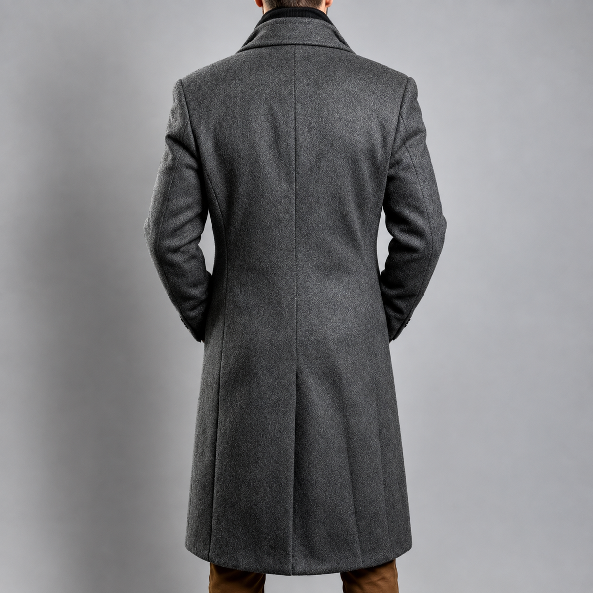 Brice - Men's Tailored Double-Breasted Wool Coat