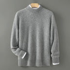 Camilo - Men's Mock Neck Loose Fit Pullover Sweater 2