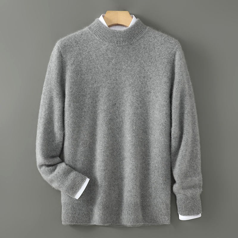 Camilo - Men's Mock Neck Loose Fit Pullover Sweater 2