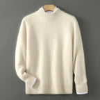 Camilo - Men's Mock Neck Loose Fit Pullover Sweater 3