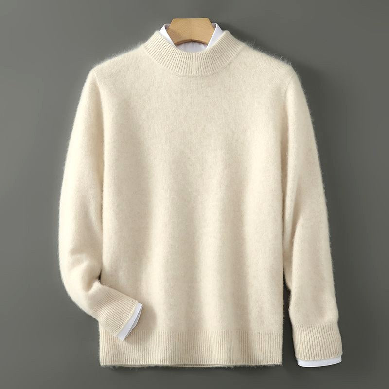 Camilo - Men's Mock Neck Loose Fit Pullover Sweater 3