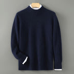 Camilo - Men's Mock Neck Loose Fit Pullover Sweater 5