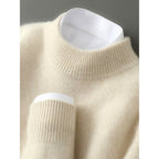 Camilo - Men's Mock Neck Loose Fit Pullover Sweater 8
