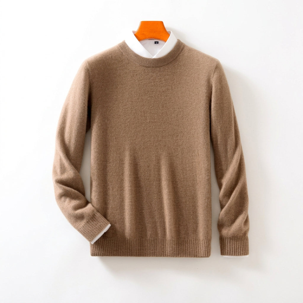 Carmelo - Men’s Wool Round Neck Sweater