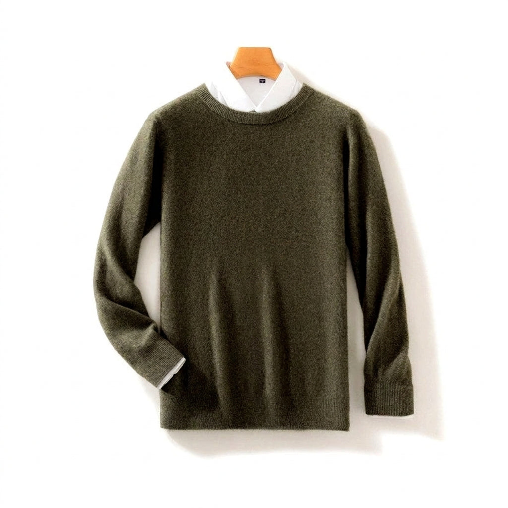 Carmelo - Men’s Wool Round Neck Sweater