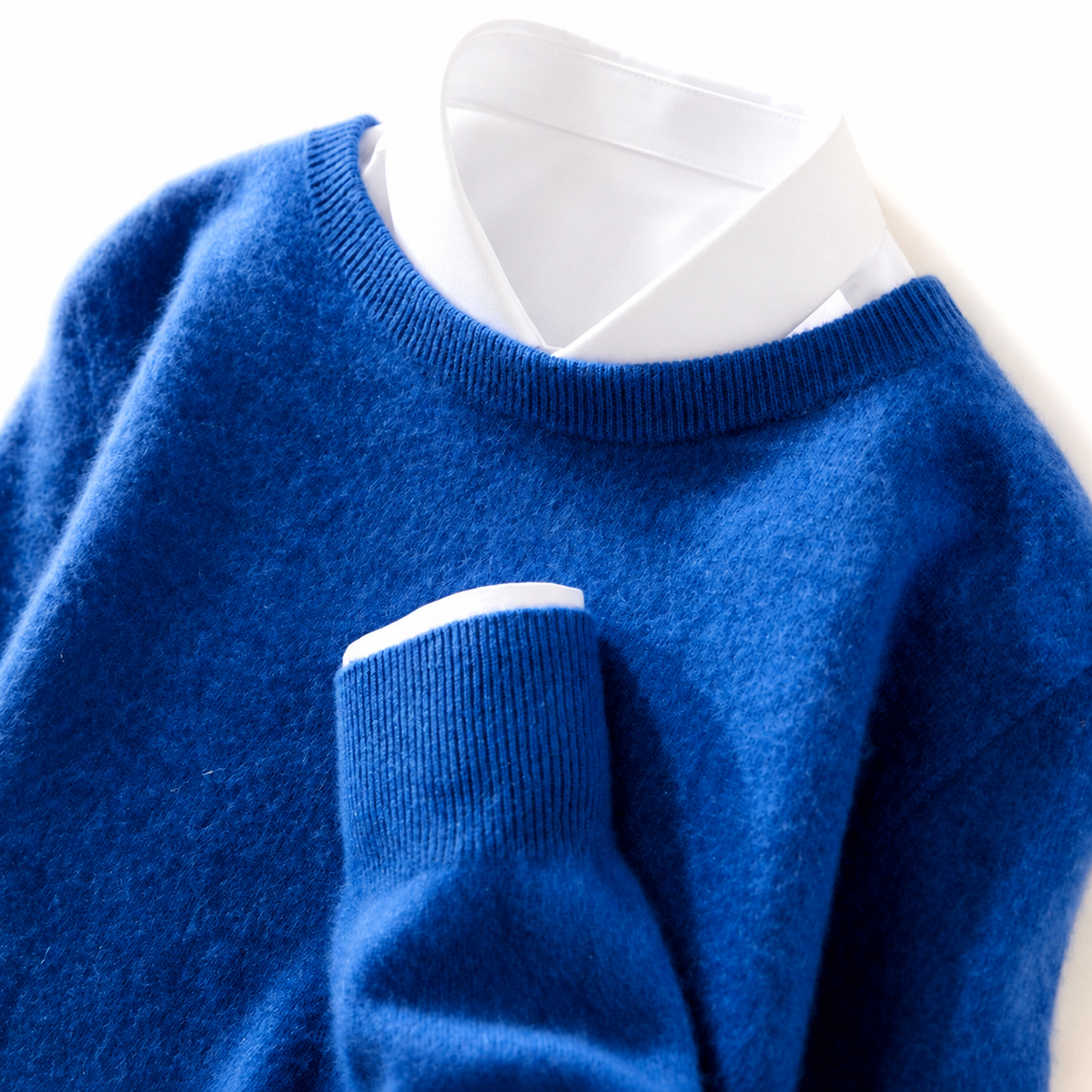 Carmelo - Men’s Wool Round Neck Sweater