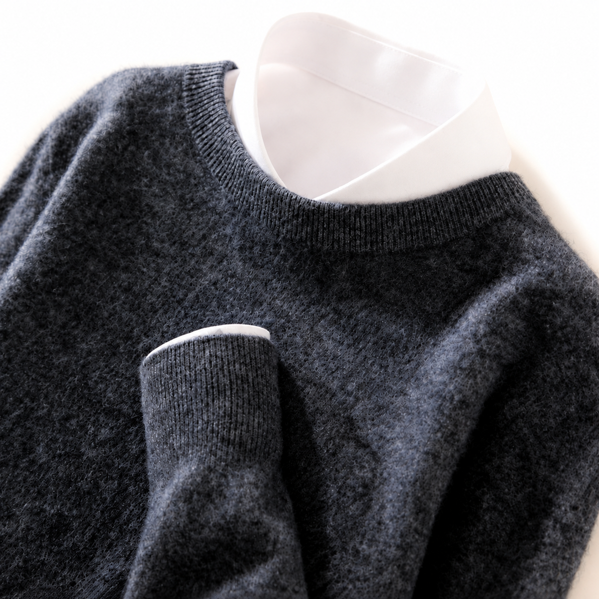 Carmelo - Men’s Wool Round Neck Sweater