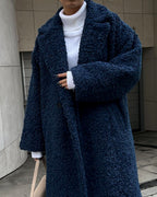 Carmina - Women's Plush Sherpa Long Coat 4