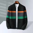 Casper - Men's Striped Zip Cardigan