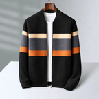 Casper - Men's Striped Zip Cardigan