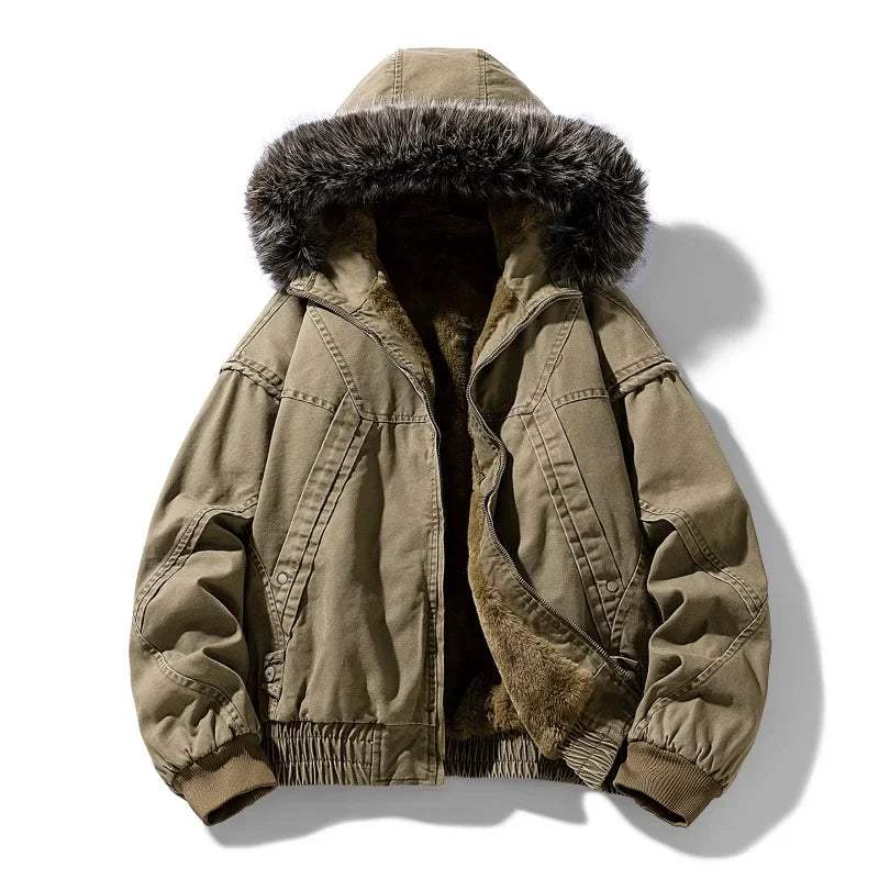Caswell - Men's Fleece-Lined Cargo Jacket