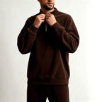 Cedrick - Men's Stand Collar Half-Zip Sweatshirt 3