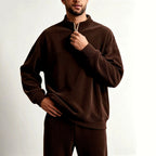 Cedrick - Men's Stand Collar Half-Zip Sweatshirt 6