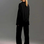 Charisse - Women's Polo Collar Oversized Matching Set