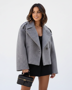Charlotte - Women's Oversized Wool Blazer Coat