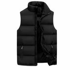 Chet - Men's Quilted Stand Collar Lightweight Vest