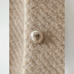 Chloe - Women's Quilted-Texture Cardigan with Collarless Design