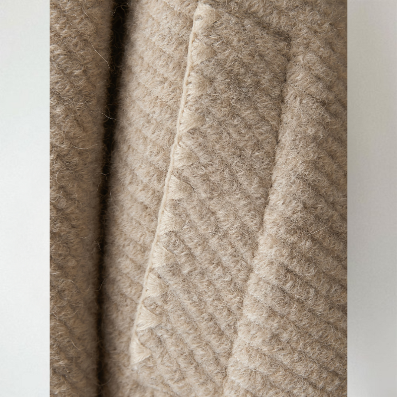 Chloe - Women's Quilted-Texture Cardigan with Collarless Design