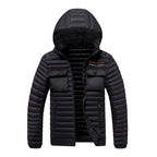 Christopher - Men's Hooded Puffer Jacket with Utility Pockets 1