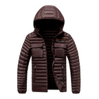 Christopher - Men's Hooded Puffer Jacket with Utility Pockets 3
