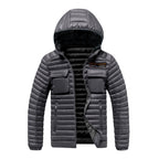 Christopher - Men's Hooded Puffer Jacket with Utility Pockets 5
