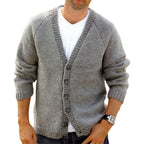 Christopher - Men's Ribbed Trim Knit Cardigan 2