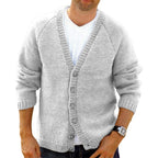 Christopher - Men's Ribbed Trim Knit Cardigan 6