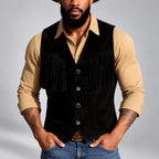 Clint – Men’s Western Fringe Cowboy Vest 2