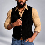 Clint – Men’s Western Fringe Cowboy Vest 4