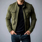 Clint - Men's Stand Collar Zip Front Jacket 3