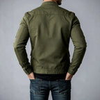 Clint - Men's Stand Collar Zip Front Jacket 4