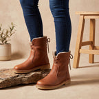 Clover - Women's Lace-Up Fleece-Lined Mid-Calf Boots