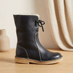 Clover - Women's Lace-Up Fleece-Lined Mid-Calf Boots