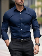 Colter - Men's Tailored Long-Sleeve Button-Up Shirt