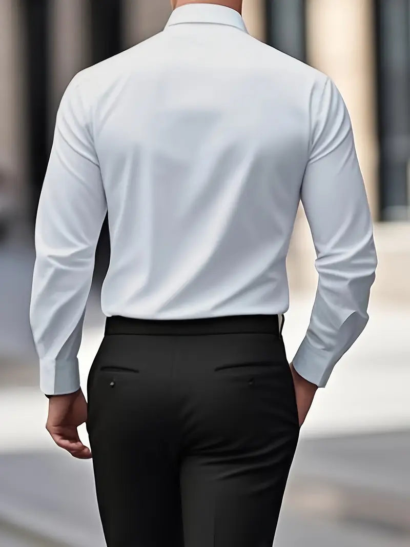 Colter - Men's Tailored Long-Sleeve Button-Up Shirt
