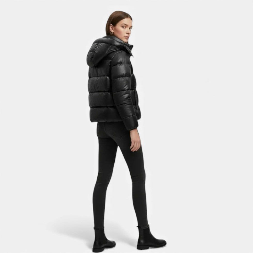 Constanza - Women's Quilted Puffer Jacket with Hood