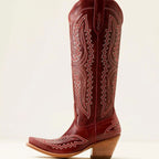 Cordelia - Women's Pointed-Toe Tall Embroidered Cowboy Boots