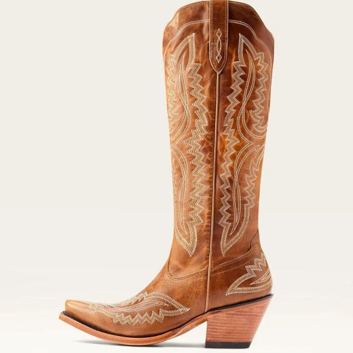 Cordelia - Women's Pointed-Toe Tall Embroidered Cowboy Boots