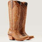 Cordelia - Women's Pointed-Toe Tall Embroidered Cowboy Boots