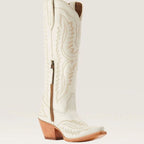Cordelia - Women's Pointed-Toe Tall Embroidered Cowboy Boots