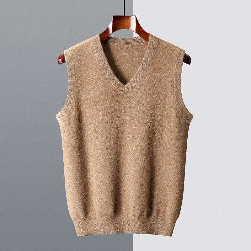 Creed - Men’s Ribbed Trim Wool Vest 7