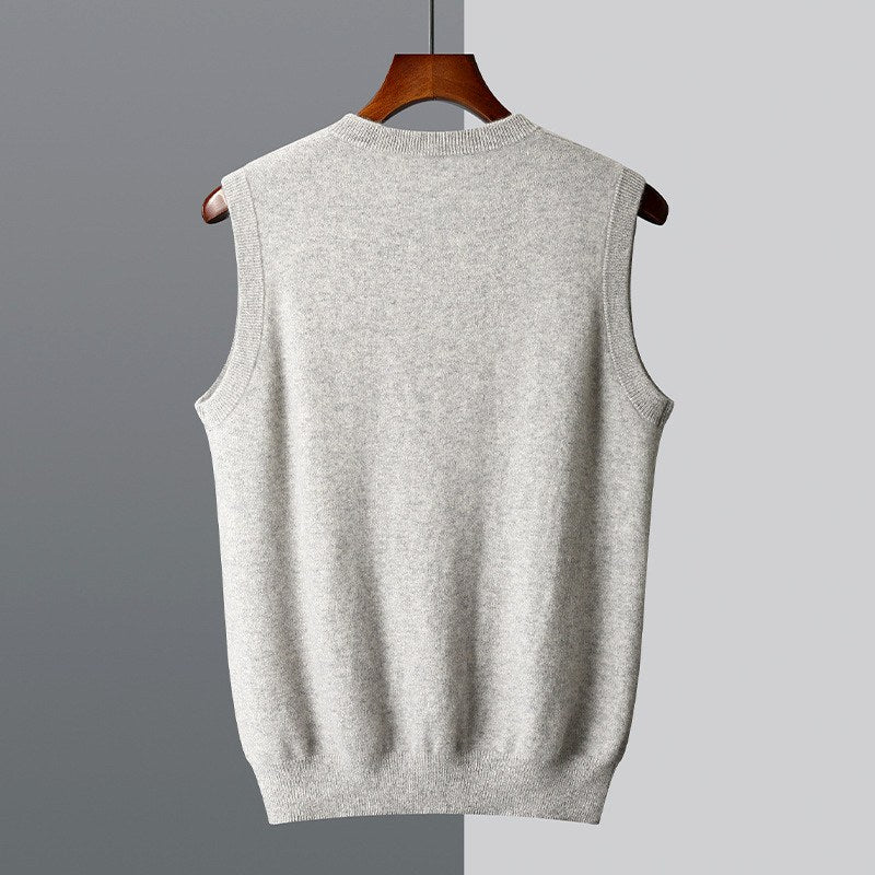 Creed - Men’s Ribbed Trim Wool Vest 9