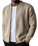Cyrus - Men's Corduroy Stand-up Collar Lightweight Cardigan 2