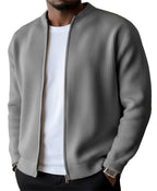 Cyrus - Men's Corduroy Stand-up Collar Lightweight Cardigan 3
