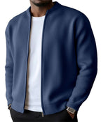 Cyrus - Men's Corduroy Stand-up Collar Lightweight Cardigan 5
