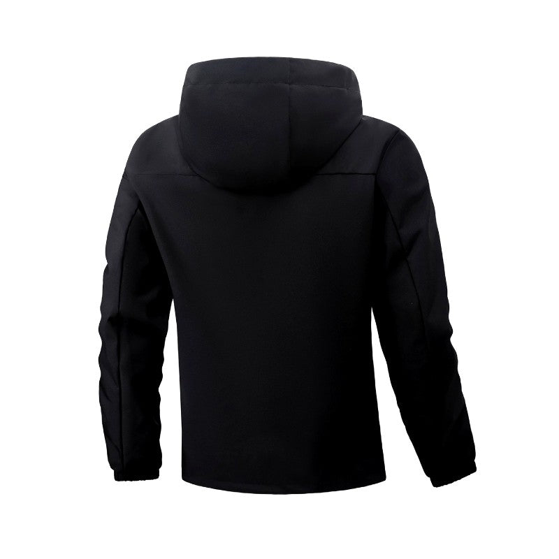 Dani - Men's Hooded Rain Jacket Windbreaker with Zip Pockets 4