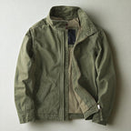 Daniel - Men's Structured Collar Utility Jacket with Zip Front